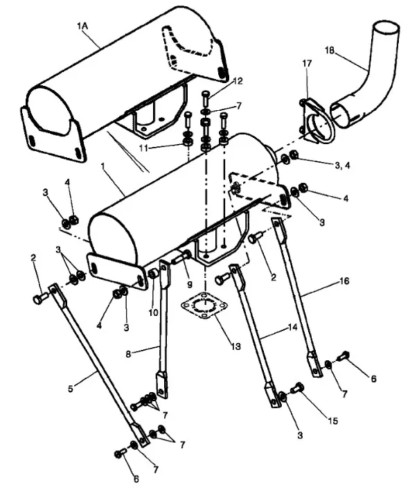 87462107 - Глушитель