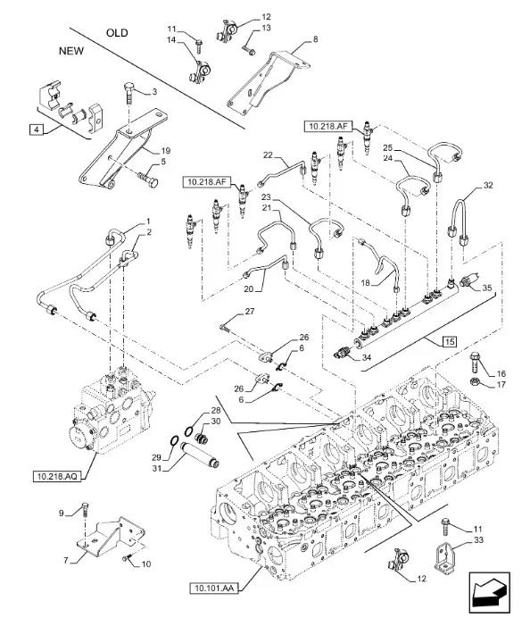 5801436935 - кронштейн